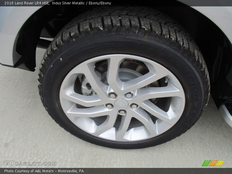 Indus Silver Metallic / Ebony/Ebony 2016 Land Rover LR4 HSE