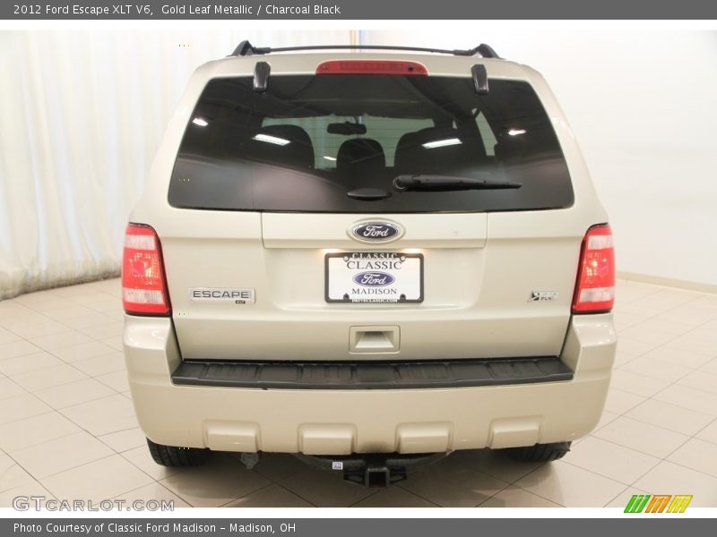 Gold Leaf Metallic / Charcoal Black 2012 Ford Escape XLT V6