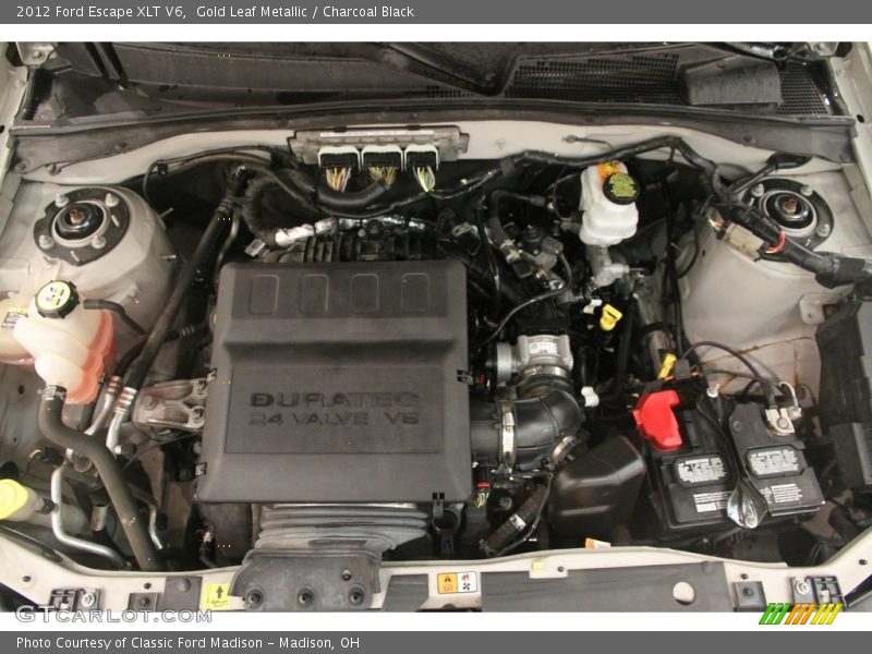 Gold Leaf Metallic / Charcoal Black 2012 Ford Escape XLT V6