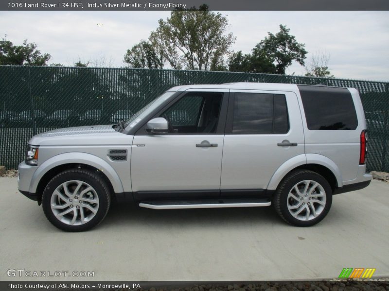 Indus Silver Metallic / Ebony/Ebony 2016 Land Rover LR4 HSE