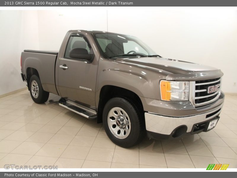 Front 3/4 View of 2013 Sierra 1500 Regular Cab