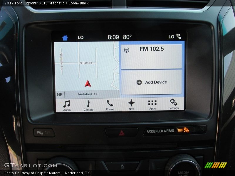 Magnetic / Ebony Black 2017 Ford Explorer XLT