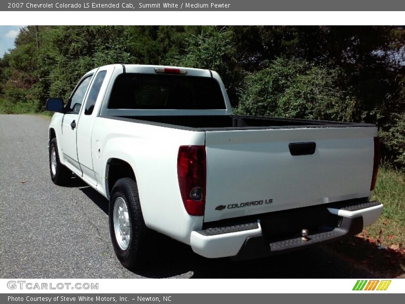 Summit White / Medium Pewter 2007 Chevrolet Colorado LS Extended Cab