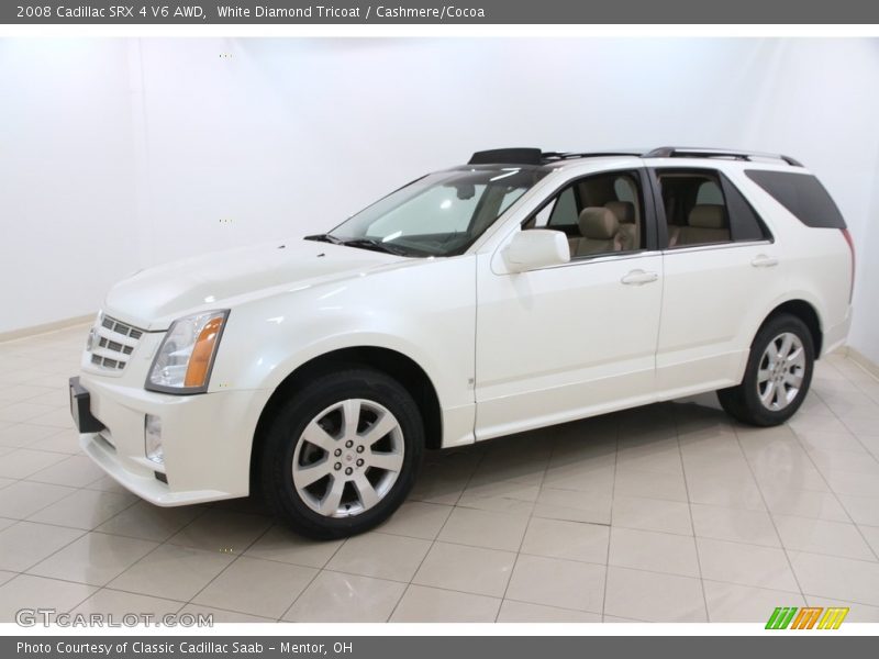 White Diamond Tricoat / Cashmere/Cocoa 2008 Cadillac SRX 4 V6 AWD