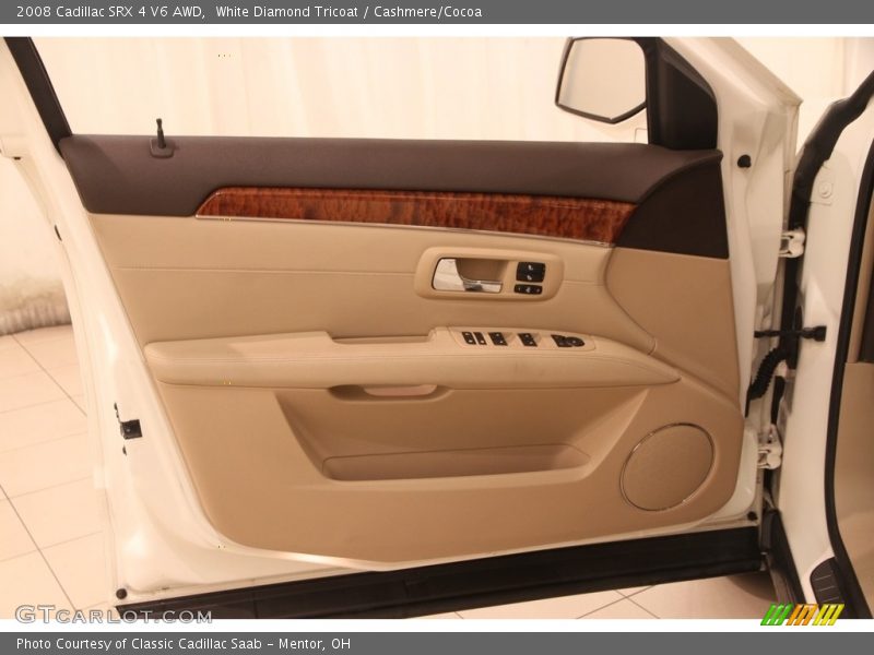 White Diamond Tricoat / Cashmere/Cocoa 2008 Cadillac SRX 4 V6 AWD