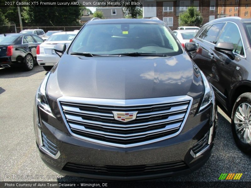 Dark Granite Metallic / Jet Black 2017 Cadillac XT5 Premium Luxury AWD
