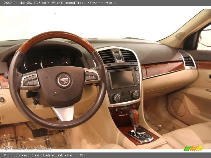 White Diamond Tricoat / Cashmere/Cocoa 2008 Cadillac SRX 4 V6 AWD