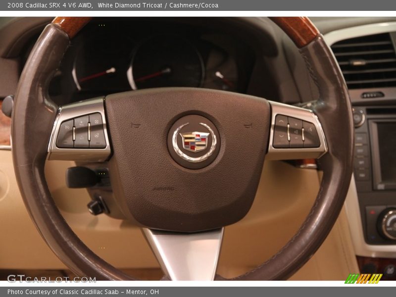 White Diamond Tricoat / Cashmere/Cocoa 2008 Cadillac SRX 4 V6 AWD