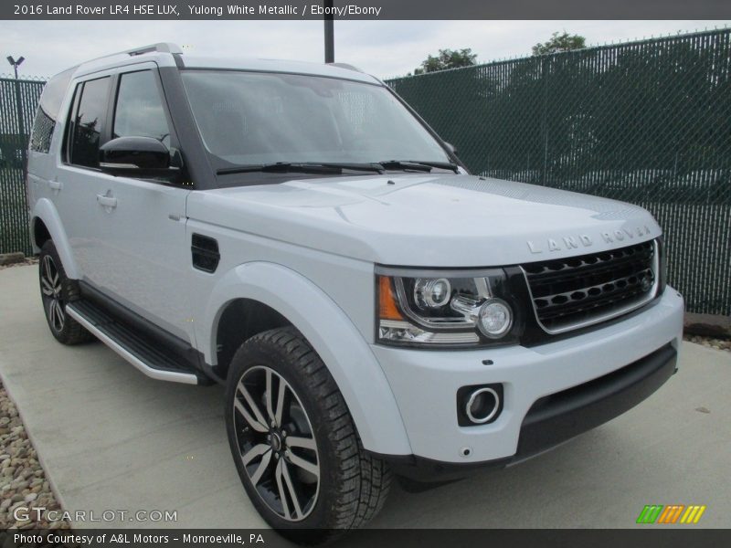 Yulong White Metallic / Ebony/Ebony 2016 Land Rover LR4 HSE LUX