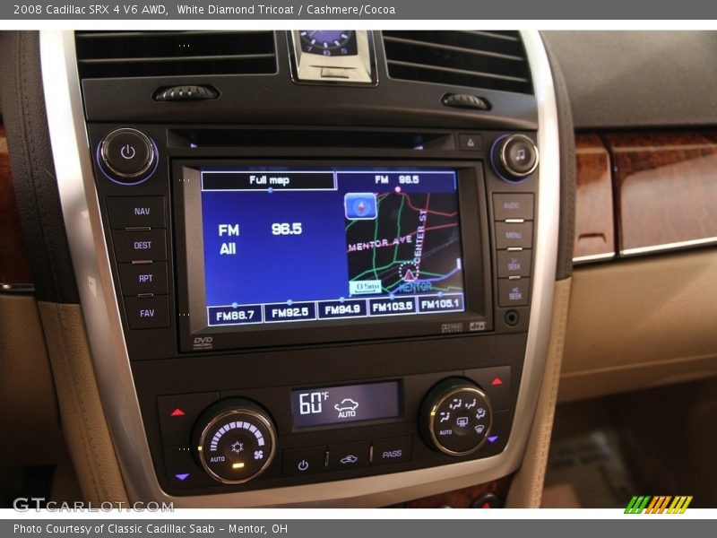 White Diamond Tricoat / Cashmere/Cocoa 2008 Cadillac SRX 4 V6 AWD