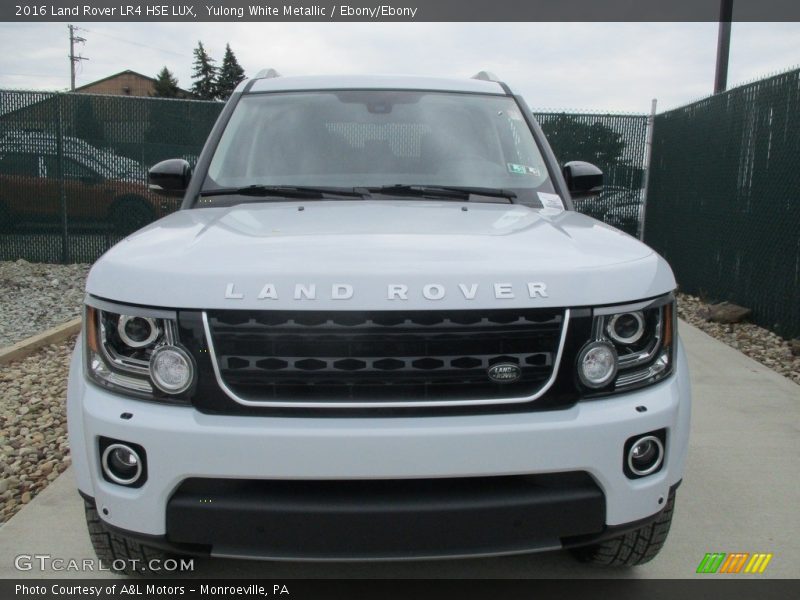 Yulong White Metallic / Ebony/Ebony 2016 Land Rover LR4 HSE LUX