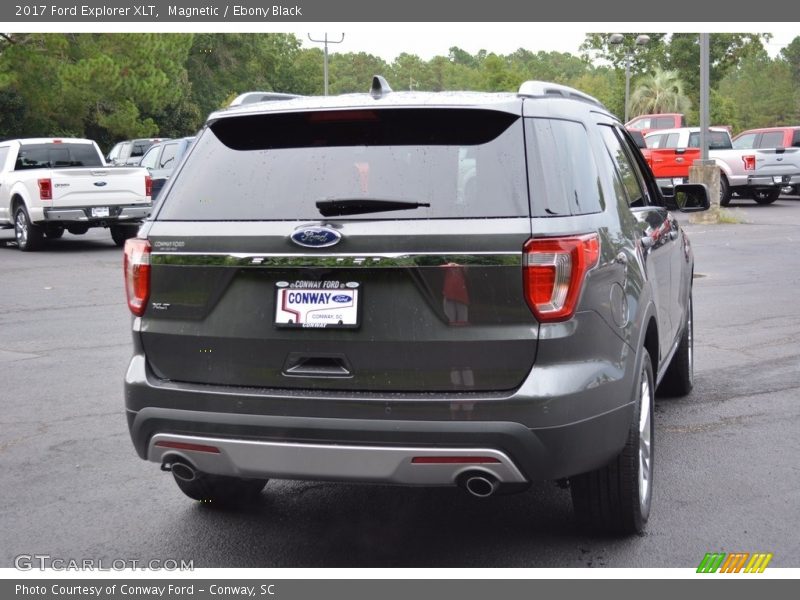 Magnetic / Ebony Black 2017 Ford Explorer XLT