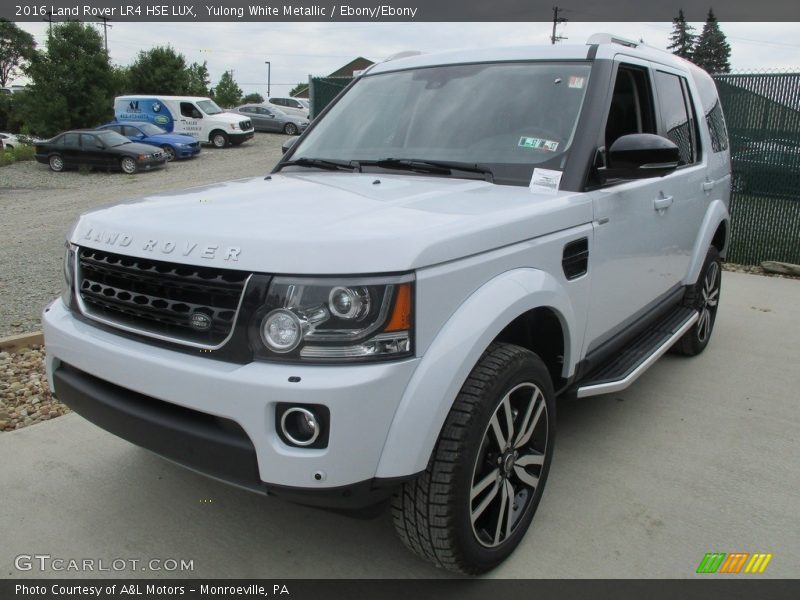 Yulong White Metallic / Ebony/Ebony 2016 Land Rover LR4 HSE LUX