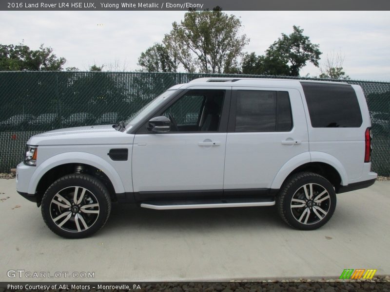 Yulong White Metallic / Ebony/Ebony 2016 Land Rover LR4 HSE LUX