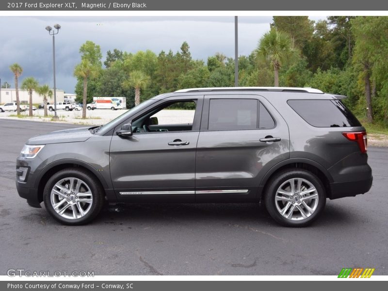 Magnetic / Ebony Black 2017 Ford Explorer XLT