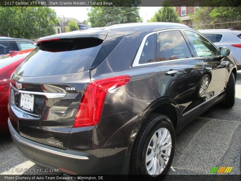 Dark Granite Metallic / Sahara Beige 2017 Cadillac XT5 FWD