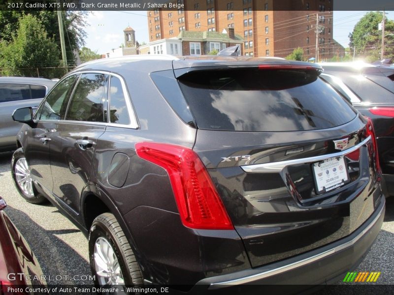 Dark Granite Metallic / Sahara Beige 2017 Cadillac XT5 FWD