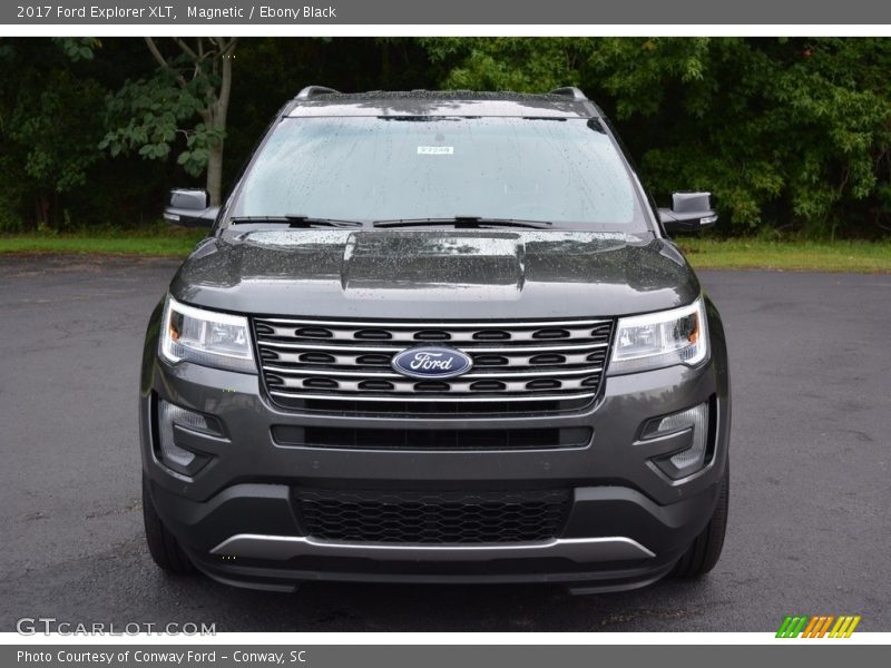 Magnetic / Ebony Black 2017 Ford Explorer XLT