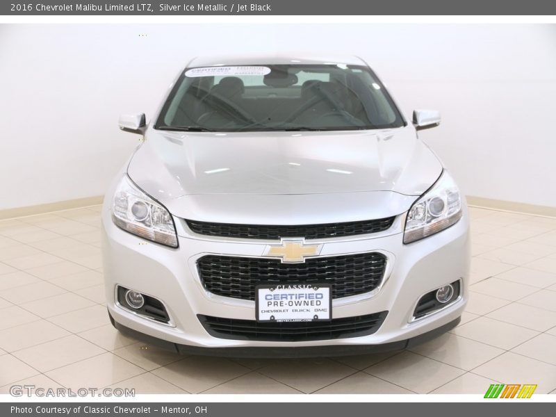 Silver Ice Metallic / Jet Black 2016 Chevrolet Malibu Limited LTZ