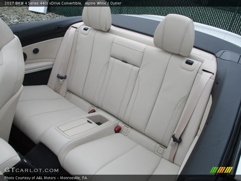 Rear Seat of 2017 4 Series 440i xDrive Convertible