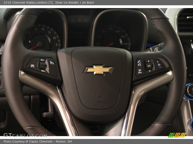 Silver Ice Metallic / Jet Black 2016 Chevrolet Malibu Limited LTZ