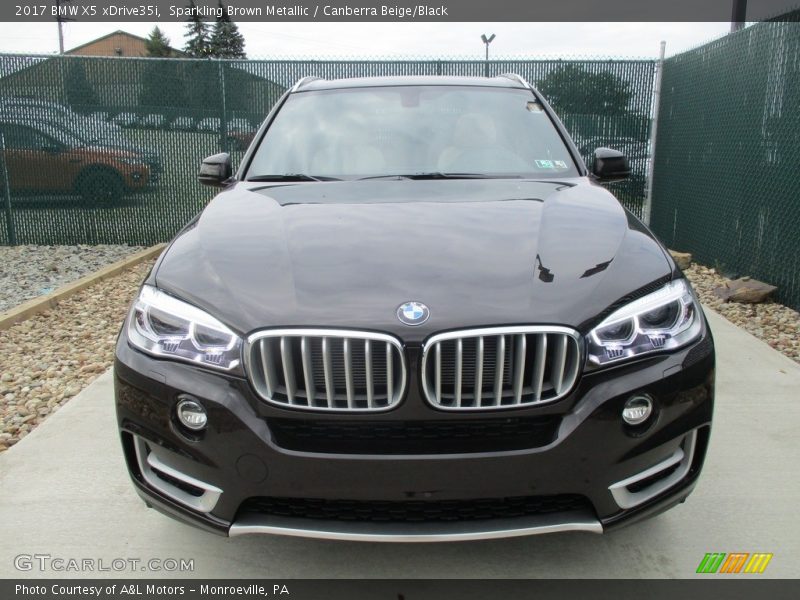 Sparkling Brown Metallic / Canberra Beige/Black 2017 BMW X5 xDrive35i