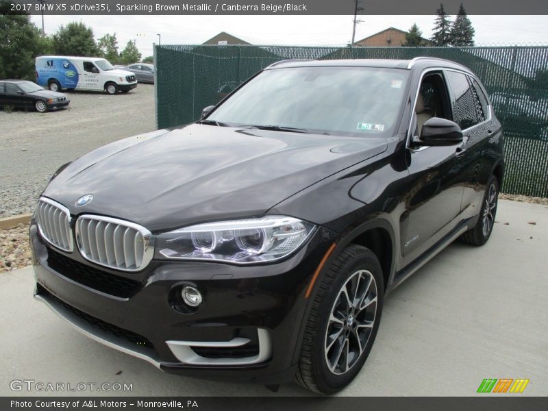 Sparkling Brown Metallic / Canberra Beige/Black 2017 BMW X5 xDrive35i