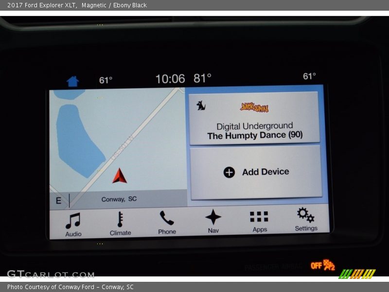 Magnetic / Ebony Black 2017 Ford Explorer XLT