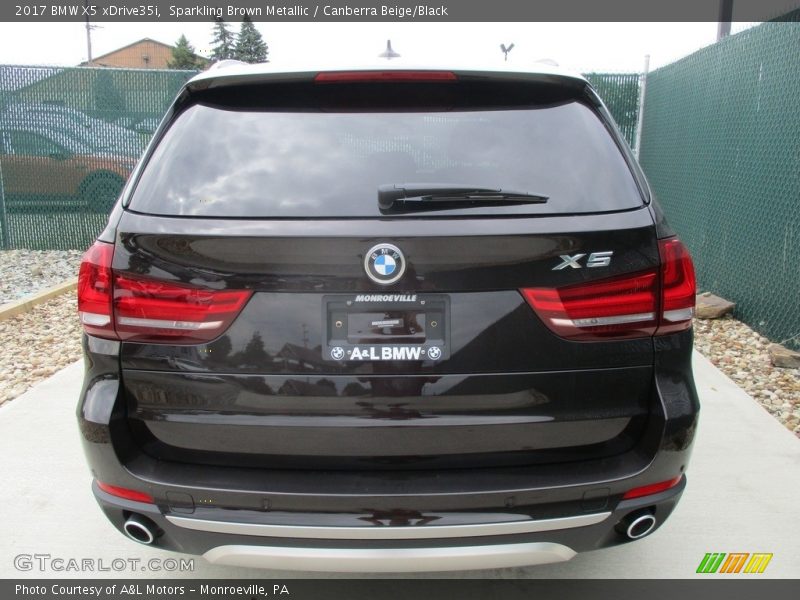 Sparkling Brown Metallic / Canberra Beige/Black 2017 BMW X5 xDrive35i