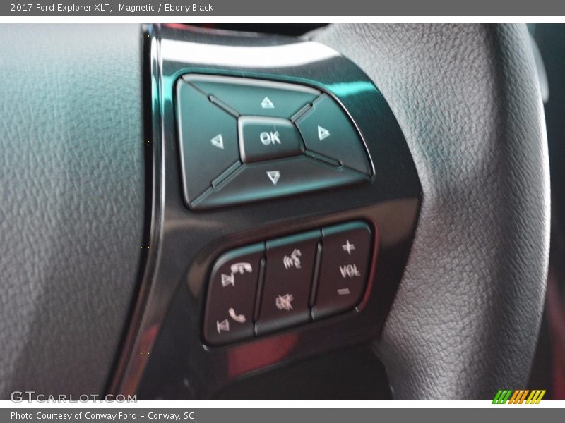 Magnetic / Ebony Black 2017 Ford Explorer XLT