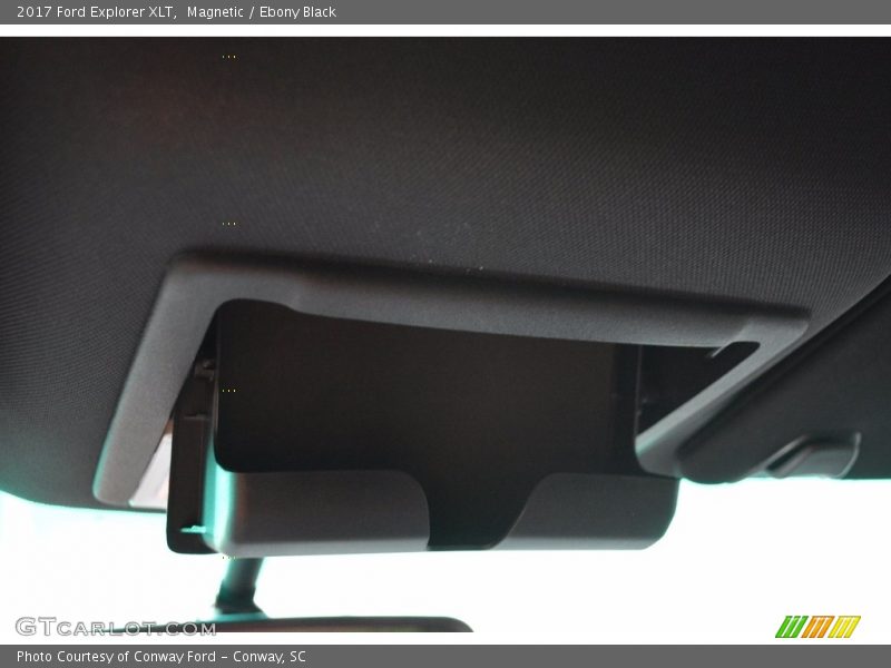 Magnetic / Ebony Black 2017 Ford Explorer XLT