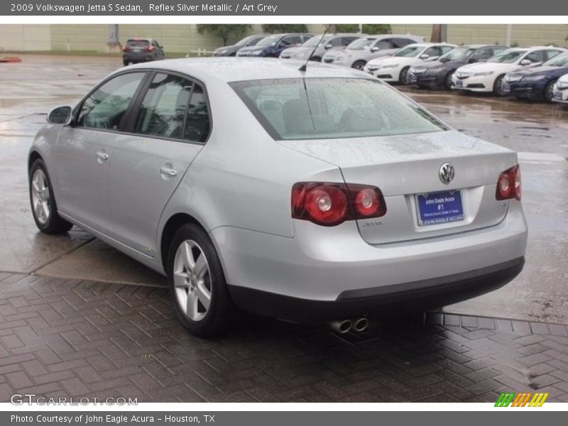 Reflex Silver Metallic / Art Grey 2009 Volkswagen Jetta S Sedan