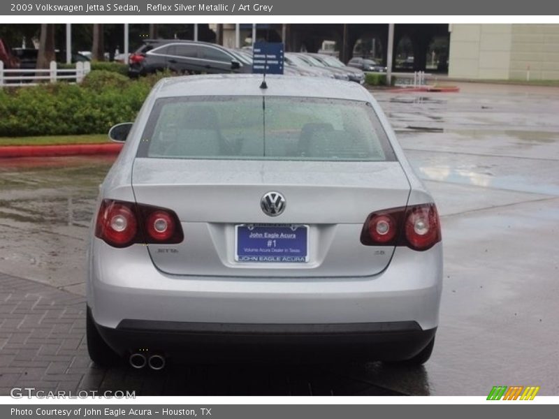 Reflex Silver Metallic / Art Grey 2009 Volkswagen Jetta S Sedan