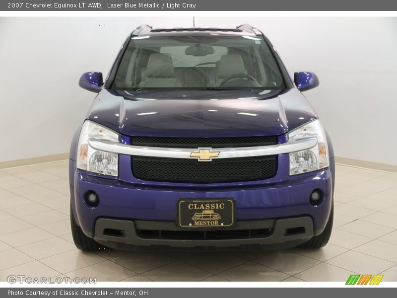 Laser Blue Metallic / Light Gray 2007 Chevrolet Equinox LT AWD