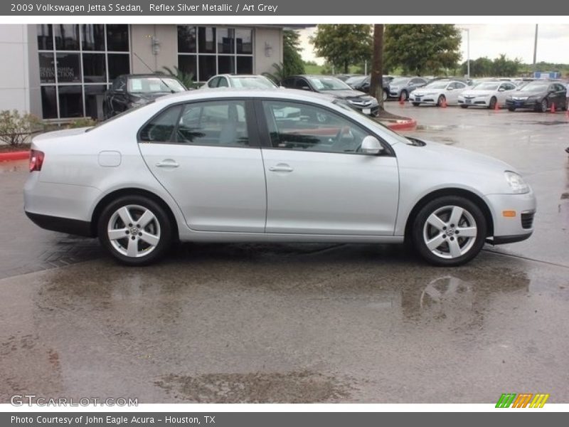 Reflex Silver Metallic / Art Grey 2009 Volkswagen Jetta S Sedan