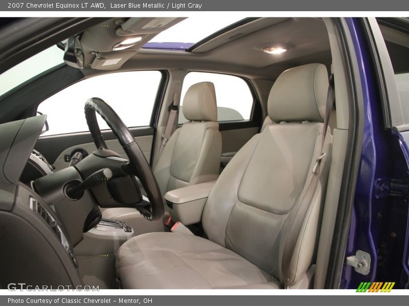 Laser Blue Metallic / Light Gray 2007 Chevrolet Equinox LT AWD