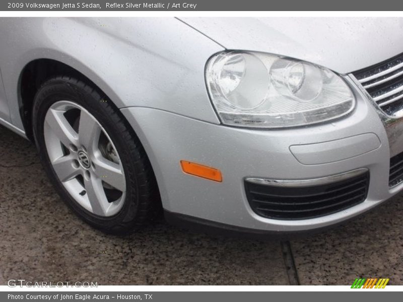 Reflex Silver Metallic / Art Grey 2009 Volkswagen Jetta S Sedan