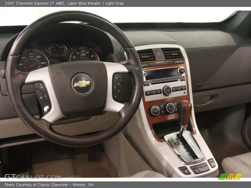 Laser Blue Metallic / Light Gray 2007 Chevrolet Equinox LT AWD