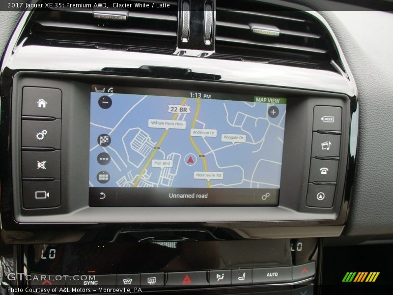 Navigation of 2017 XE 35t Premium AWD