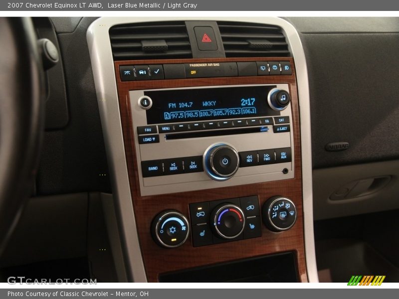 Laser Blue Metallic / Light Gray 2007 Chevrolet Equinox LT AWD