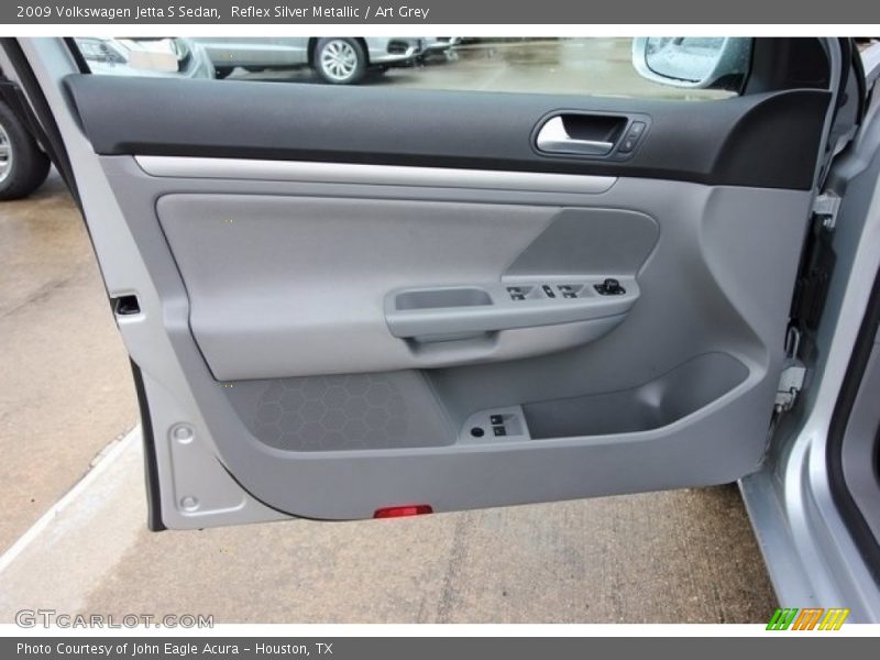 Reflex Silver Metallic / Art Grey 2009 Volkswagen Jetta S Sedan