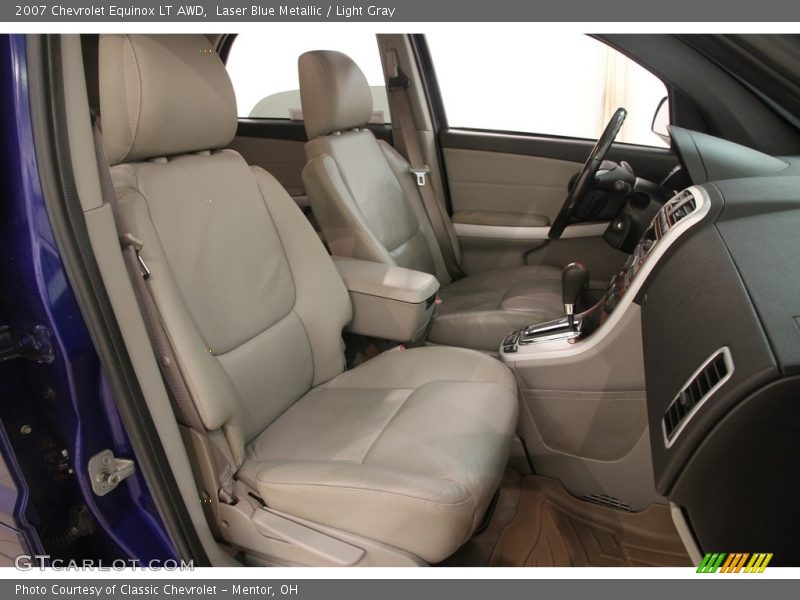 Laser Blue Metallic / Light Gray 2007 Chevrolet Equinox LT AWD