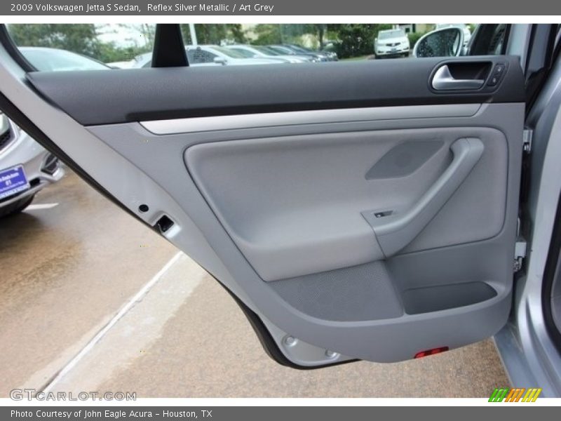 Reflex Silver Metallic / Art Grey 2009 Volkswagen Jetta S Sedan
