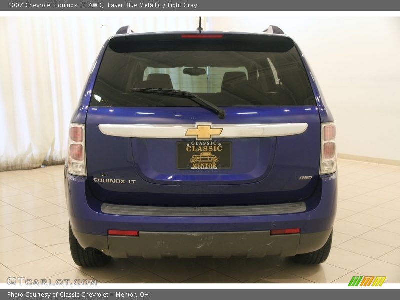 Laser Blue Metallic / Light Gray 2007 Chevrolet Equinox LT AWD