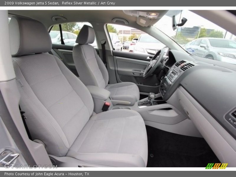 Reflex Silver Metallic / Art Grey 2009 Volkswagen Jetta S Sedan