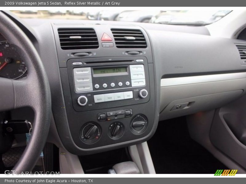 Reflex Silver Metallic / Art Grey 2009 Volkswagen Jetta S Sedan