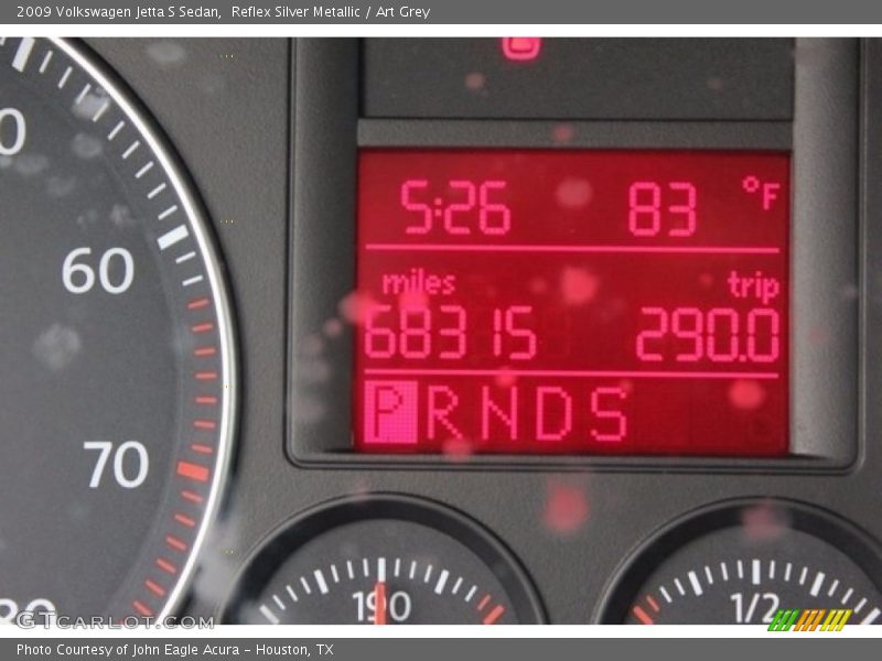 Reflex Silver Metallic / Art Grey 2009 Volkswagen Jetta S Sedan