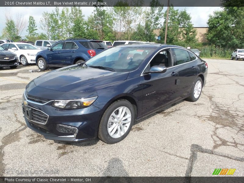 Blue Velvet Metallic / Jet Black 2016 Chevrolet Malibu LT