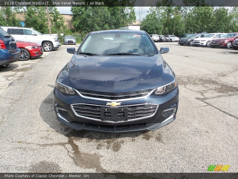Blue Velvet Metallic / Jet Black 2016 Chevrolet Malibu LT