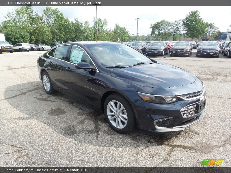 Blue Velvet Metallic / Jet Black 2016 Chevrolet Malibu LT